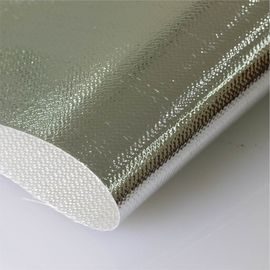 Aluminium Coated Glass Fiber Cloth Al3732 Ketebalan Tarik Tinggi 0.4mm