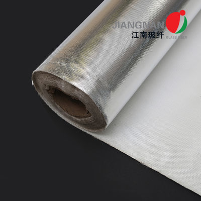 Komposit Aluminium Foil Laminated Fiberglass Fabric Alkali Free