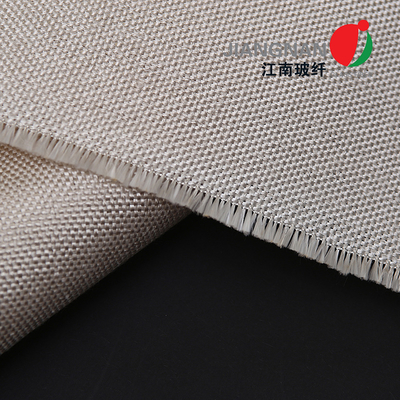 100 Cm Lebar Tekstur Kain Serat Kaca Produk 0.6-3.0mm Ketebalan Untuk Aplikasi Industri