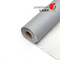 Warna Abu-abu 0.4mm Silicone Fiberglass Fireproofing Fabrics Digunakan Pada Tirai Asap