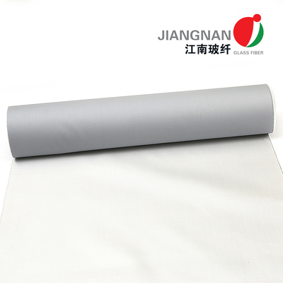 Kain Fiberglass Tahan Suhu 550 ° C Dilapisi Polyurethane Dengan Ketahanan Kimia Yang Sangat Baik