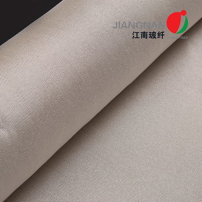 Bahan Kain Serat Kaca Tekstur lebar 100 cm untuk isolasi termal dan produksi perlindungan panas