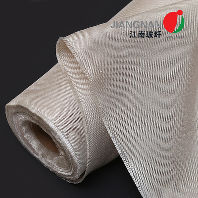 100 Cm Lebar Tekstur Kain Serat Kaca Produk 0.6-3.0mm Ketebalan Untuk Aplikasi Industri