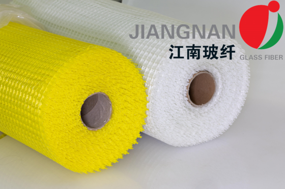 awet 4*4mm 5*5mm Fiberglass Mesh Leno Woven Untuk Bangunan dinding