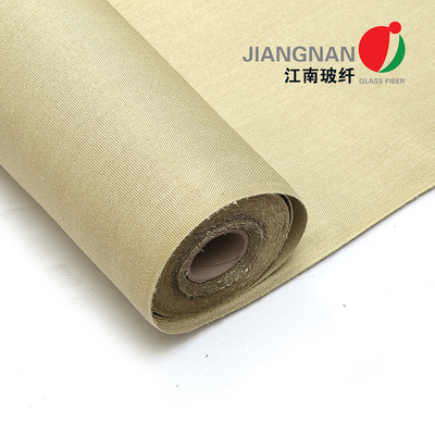 1520mm Kain Tahan Suhu Tinggi Vermikulit Dilapisi Fiber Glass Cloth