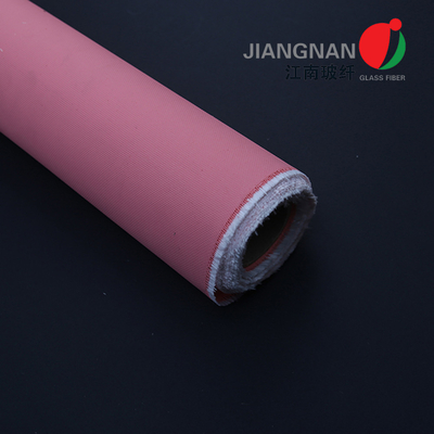 1000 ° F / 550 ° C Kain Fiberglass Silikon Fleksibel Tinggi Digunakan Pada Tirai Asap Dan Api