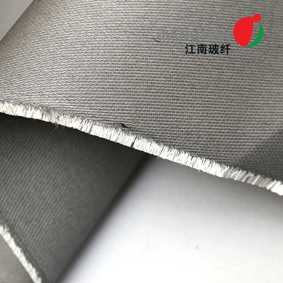 0.7mm Ketebalan Kain Las Fiberglass Kain Firestop Dengan Stainless Steel Dengan Lapisan Pu