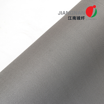 750C Stainless Steel Wire Reinforced Silicone Fiberglass Fabric Untuk Tirai Api