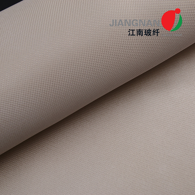 Kain Fiberglass Kaca Silika E Tinggi Untuk Tirai Asap 300 600g / M2 Kain Silika Tinggi