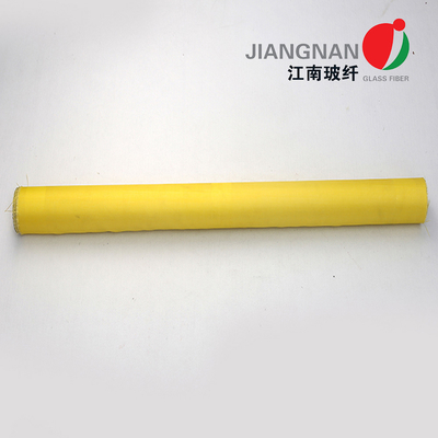 Kain Fiberglass Dilapisi Silikon Tahan Api Tahan Panas