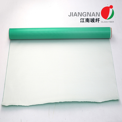 Twill Weave Kain Fiberglass Tahan Api Dilapisi Tirai Silikon