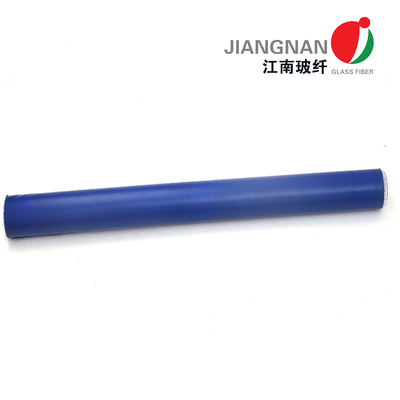 Kain Fiberglass Dilapisi Silikon Tahan Suhu 260 ° C untuk Tirai Api