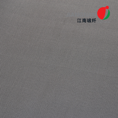 Tirai Api Fiberglass Dilapisi Polyurethane / Silikon Untuk Pelapisan 1 Atau 2 Sisi
