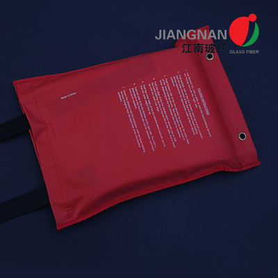 Selimut Api Putih 1.2 * 1.2m Dikemas Dalam Tas Lembut Atau Kotak Keras Selimut Tahan Api