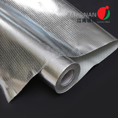 Aluminium Foil Laminated Fiberglass dengan Suhu Kerja hingga 550 C Perawatan Satu atau Kedua Sisi