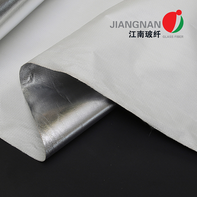 Kain Fiberglass Aluminized 430-600G/Sq.Mtr untuk Suhu Tinggi hingga 550°C