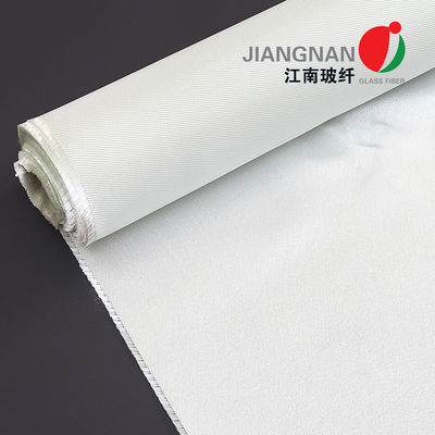 12H Satin Weave Insulated Woven Fiberglass Fabric Resin Impregnasi