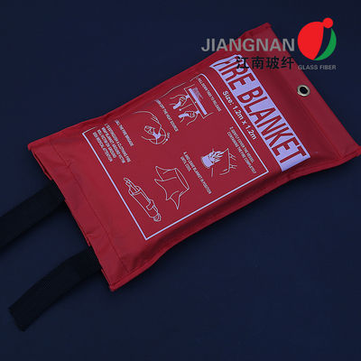 Supermarket Fiberglass Fire Retardant Blanket Silicon Coating