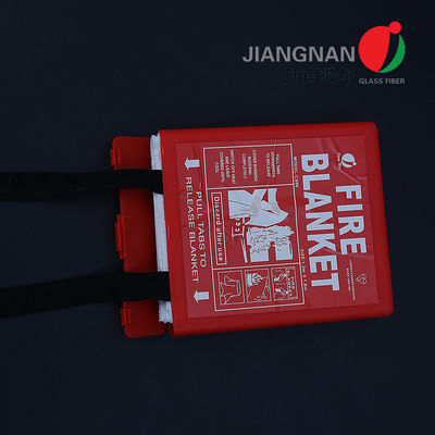 BSI Kitemark 360gsm Fire Fighting Equipment Fibrglass Fire Retardant Blanket Untuk Pengelasan Dengan BS EN 1869 2019 Disetujui