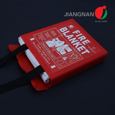 BSI Kitemark Double Silicone Coated Fiberglass Anti Fire Blanket CS06 Dengan BS EN1869 2019 Disetujui