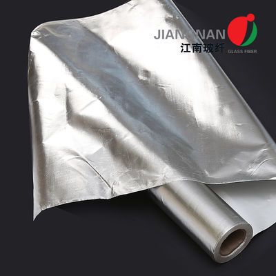 Panas Reflektif Aluminium Foil Fiberglass Kain Isolasi Didukung