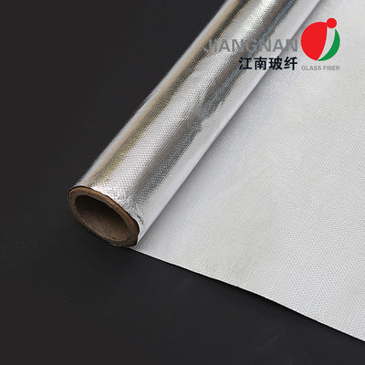 0.12mm Kain Isolasi Fiberglass Aluminized Untuk Penutup Laut