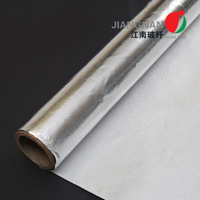 Tahan Api Aluminium Foil Laminated Fiberglass Fabric Isolasi Termal