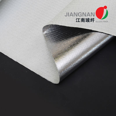 18 Mikron Aluminium Dilapisi Kain Fiberglass Tahan Api