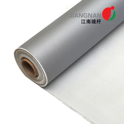 15 Oz Satu Sisi Lapisan Silikon Karet Silicone Fiberglass Fabric Untuk Isolasi Jaket