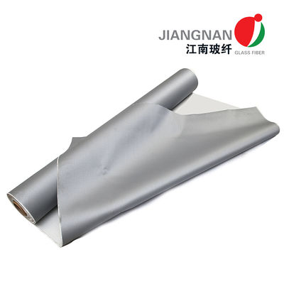 0.45mm Thickness Satin Weave Silicone Impregnated Glass Fiber Heat Protection High Strength