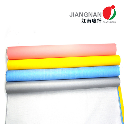 1/3 Twill Silicone Coated Fiberglass Fabric Bahan Isolasi Pendingin Tahan Api