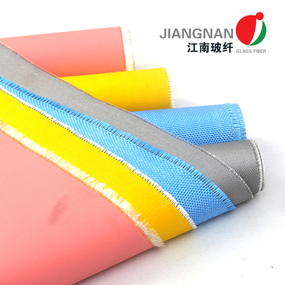 Kain Fiberglass Silikon Diresapi Untuk Perlindungan Panas Penutup Tahan Api