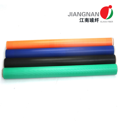 750 Derajat Silicone Coated Fiberglass Cloth Perlindungan Panas Penutup Tahan Api