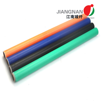 Selimut Ketahanan Fleksibel Silicone Coated Diresapi Fiberglass 1/3 Twill Woven