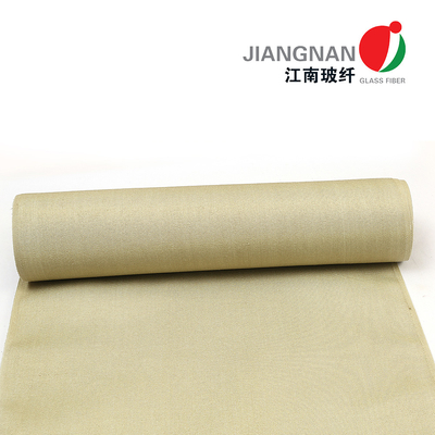 Kain Fiberglass Dilapisi Vermikulit Kain Isolasi Termal Tahan Suhu Tinggi